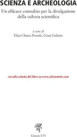Scienza e archeologia - Un efficace connubio per la divulgazione della cultura scientifica