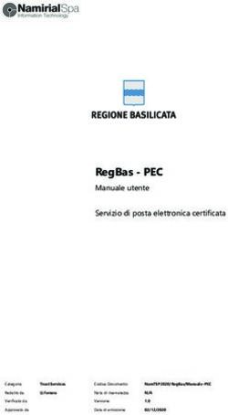 REGBAS - PEC MANUALE UTENTE SERVIZIO DI POSTA ELETTRONICA CERTIFICATA - N/A NAMTSP2020/REGBAS/MANUALE-PEC - CONFLUENCE