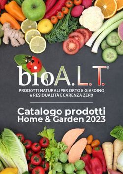 Catalogo prodotti Home & Garden 2023 - PRODOTTI NATURALI PER ORTO E GIARDINO A RESIDUALIT&Agrave; E CARENZA ZERO - Home & Garden 2023