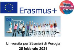 25 febbraio 2021 Universit&agrave; per Stranieri di Perugia
