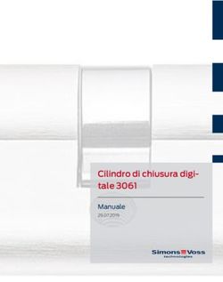Cilindro di chiusura digi- tale 3061 - Manuale 29.07.2019 - Simons Voss