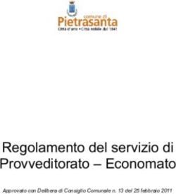 Regolamento del servizio di Provveditorato - Economato - Approvato con Delibera di Consiglio Comunale n. 13 del 25 febbraio 2011