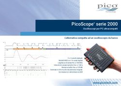 PicoScope serie 2000 Oscilloscopi per PC ultracompatti L'alternativa compatta ad un oscilloscopio da banco - Pico Technology