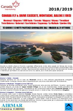 2018/2019 CANADA FLY & DRIVE CASCATE, MONTAGNE, BALENE E ORSI - Benvenuto in ...