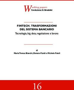 FINTECH. TRASFORMAZIONI DEL SISTEMA BANCARIO - Tecnologia, big data, regolazione e lavoro