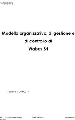 Modello organizzativo, di gestione e di controllo di Wabes Srl - Vadena, 14/03/2017