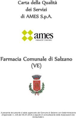 (VE) Farmacia Comunale di Salzano - Carta della Qualità dei Servizi di AMES S.p.A.