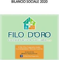 BILANCIO SOCIALE 2020 - AGCI Aosta