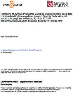 Pieraccini, M. (2019). Pluralismo Giuridico e Sostenibilit&agrave;: il caso della common land inglese e gallese. Archivio Scialoja Bolla: Annali di ...
