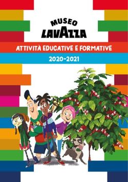 ATTIVITÀ EDUCATIVE E FORMATIVE 2020-2021 - Lavazza