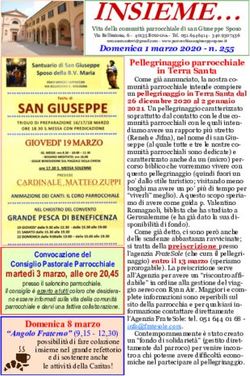 INSIEME - Parrocchia San Giuseppe Sposo