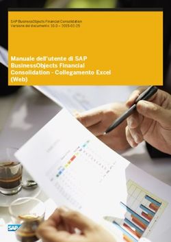 MANUALE DELL'UTENTE DI SAP BUSINESSOBJECTS FINANCIAL CONSOLIDATION - COLLEGAMENTO EXCEL (WEB) - SAP BUSINESSOBJECTS FINANCIAL CONSOLIDATION ...