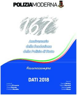 POLIZIAMODERNA - DATI 2018 #essercisempre