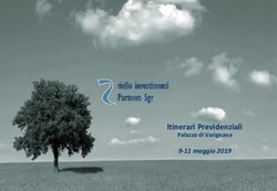 Riello investimenti Partners Sgr - Itinerari Previdenziali 9-11 maggio 2019