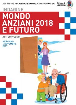 MONDO ANZIANI 2018 E FUTURO - INDAGINE ATTI CONVEGNO - Comune di Nerviano