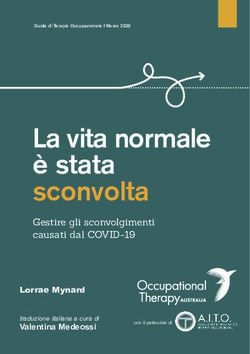 La vita normale è stata sconvolta - Gestire gli sconvolgimenti causati dal COVID-19