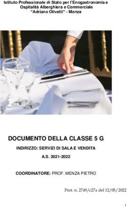 DOCUMENTO DELLA CLASSE 5 G - IPSSEC "Adriano Olivetti ...