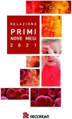 NOVE MESI - RECORDATI SPA