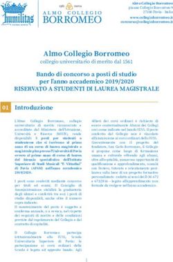 Almo Collegio Borromeo - collegio universitario di merito dal 1561