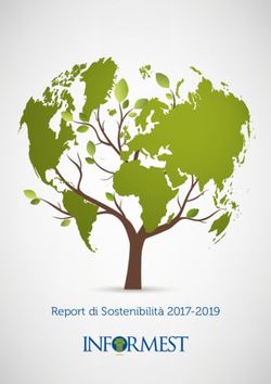 Report di Sostenibilità 2017-2019 - Informest