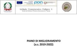 PIANO DI MIGLIORAMENTO - (a.s. 2019-2022) - Istituto Comprensivo Foligno 1 - Istituto ...