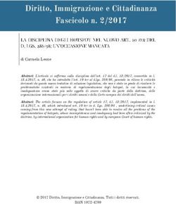 Diritto, Immigrazione e Cittadinanza Fascicolo n. 2/2017