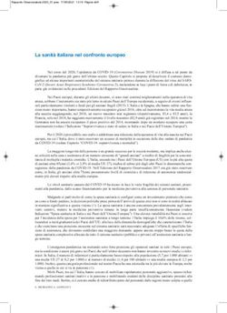 La sanit&agrave; italiana nel confronto europeo - 01 prex
