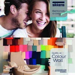 Colour Wall Guida al - Bentornati a casa. Non è mai solo colore - SUGGERIMENTI PER GLI ACCOSTAMENTI - Sikkens