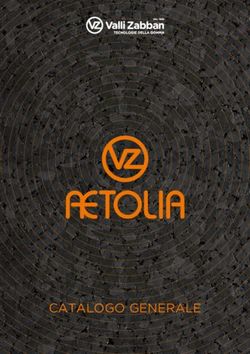CATALOGO GENERALE - Aetolia VZ