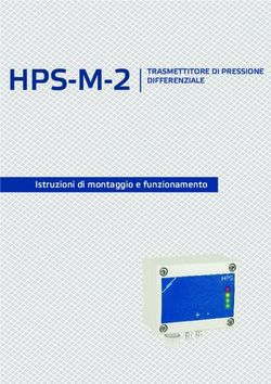 HPS-M-2 TRASMETTITORE DI PRESSIONE - Istruzioni di montaggio e funzionamento DIFFERENZIALE - Sentera.eu