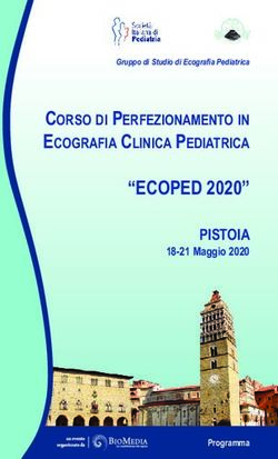 "ECOPED 2020" CORSO DI PERFEZIONAMENTO IN ECOGRAFIA CLINICA PEDIATRICA PISTOIA - Biomedia