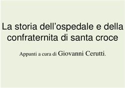La storia dell'ospedale e della confraternita di santa croce - Appunti a cura di Giovanni Cerutti.