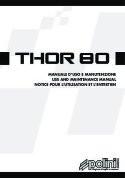 THOR 80 MANUALE D'USO E MANUTENZIONE USE AND MAINTENANCE MANUAL NOTICE POUR L'UTILISATION ET L'ENTRETIEN - Paragliding India