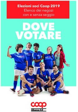 DOVE VOTARE Elezioni soci Coop 2019 - Elenco dei negozi con e senza seggio - Coop Alleanza 3.0