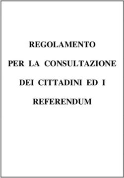 REGOLAMENTO PER LA CONSULTAZIONE DEI CITTADINI ED I REFERENDUM