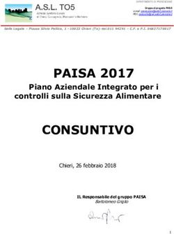 PAISA 2017 PIANO AZIENDALE INTEGRATO PER I CONTROLLI SULLA SICUREZZA ALIMENTARE - CEIRSA