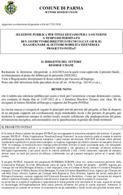 COMUNE DI PARMA - Concorsi Pubblici