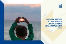 DICHIARAZIONE CONSOLIDATA DI CARATTERE NON FINANZIARIO 2020