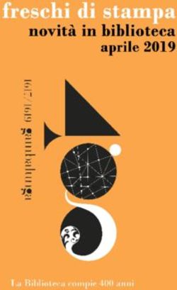 Bollettino del 23/04/2019 - Biblioteca Gambalunga