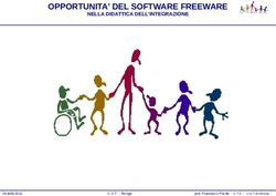 OPPORTUNITA' DEL SOFTWARE FREEWARE - NELLA DIDATTICA DELL'INTEGRAZIONE - CTS CTI Rovigo