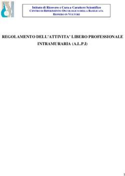 REGOLAMENTO DELL'ATTIVITA' LIBERO PROFESSIONALE INTRAMURARIA (A.L.P.I) - Istituto di Ricovero e Cura a Carattere Scientifico