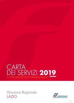 CARTA DEI SERVIZI 2019 - Direzione Regionale LAZIO - Trenitalia