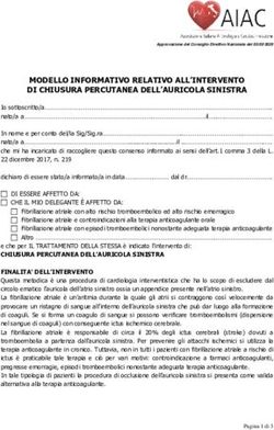 MODELLO INFORMATIVO RELATIVO ALL'INTERVENTO DI CHIUSURA PERCUTANEA DELL'AURICOLA SINISTRA - AIAC