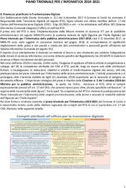 PIANO TRIENNALE PER L'INFOMATICA 2019-2021
