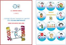Della Scuola dell'Infanzia - consigli utili per i bambini e i genitori
