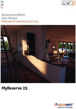 MYRESERVE 25 - DE EN IT BENUTZERHANDBUCH USER MANUAL MANUALE DI ISTRUZIONI PER L'USO - SOLARWATT