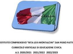 ISTITUTO COMPRENSIVO "RITA LEVI-MONTALCINI" SAN PIERO PATTI CURRICOLO VERTICALE DI EDUCAZIONE CIVICA A.S. 2020/2021 2021/2022 2022/2023 - (1)