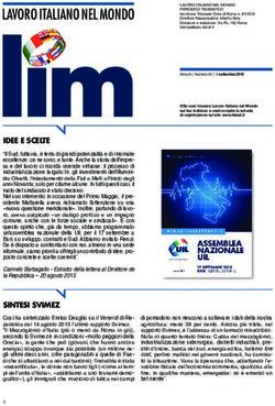 LAVORO ITALIANO NEL MONDO