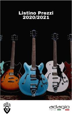 Listino Prezzi 2020/2021 - Adagio Italia