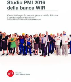 Studio PMI 2016 della banca WIR - Che aria tira per la colonna portante della Svizzera e per il suo futuro benessere? - ValueQuest